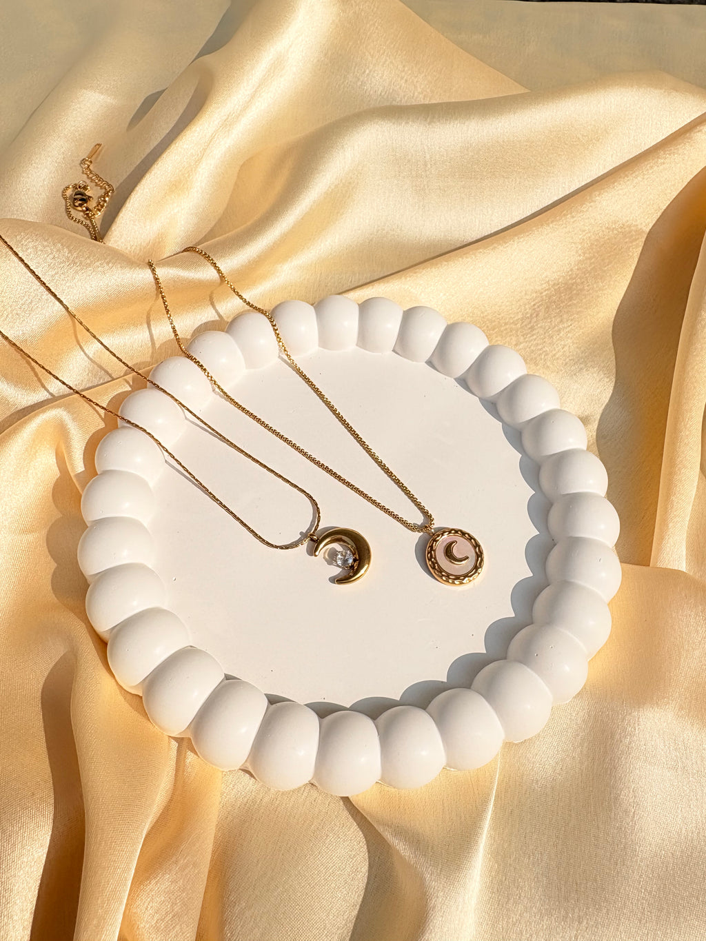 Moon combo necklace