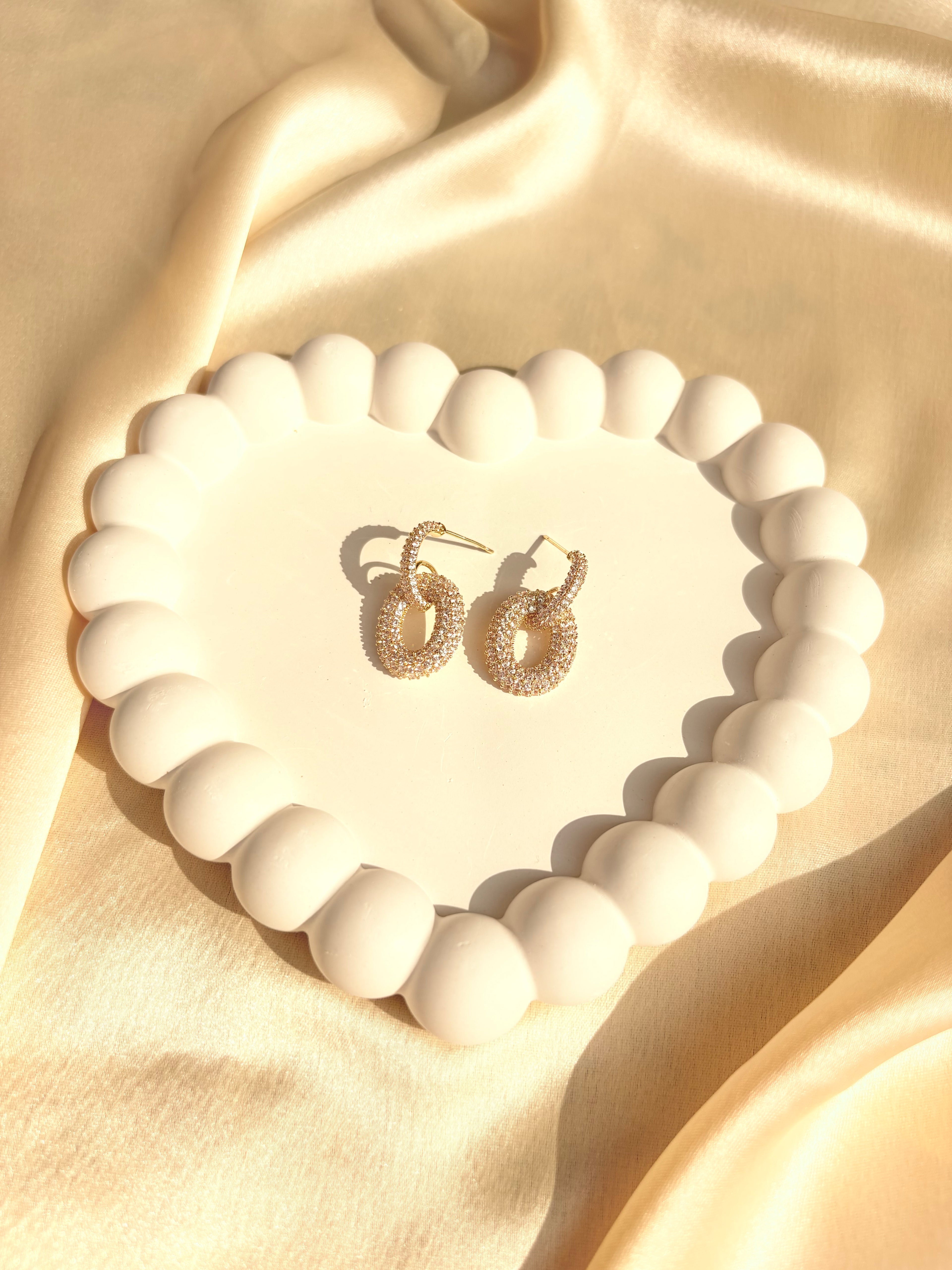 Ring on ring Earings