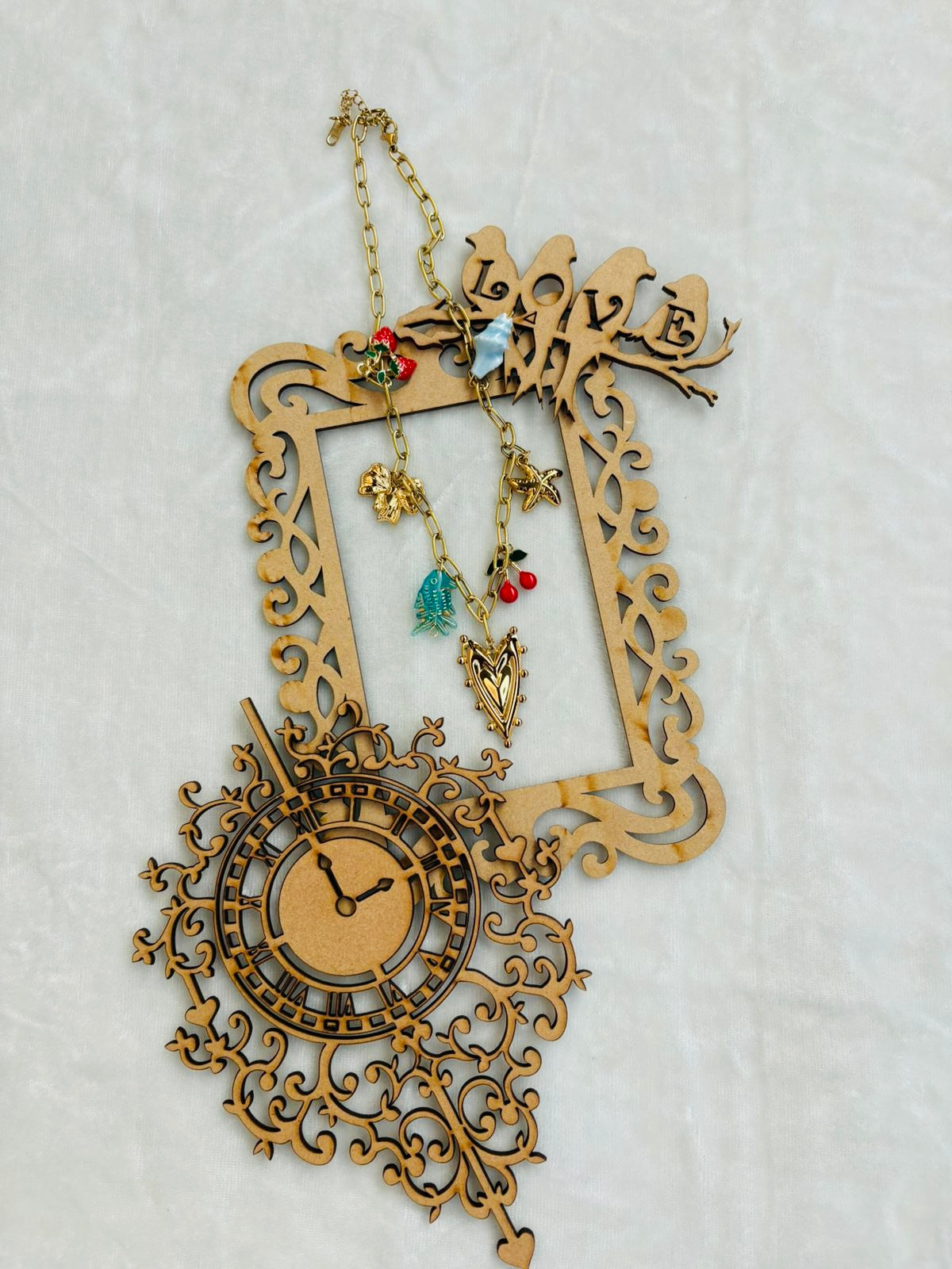 Big heart charms beach wear